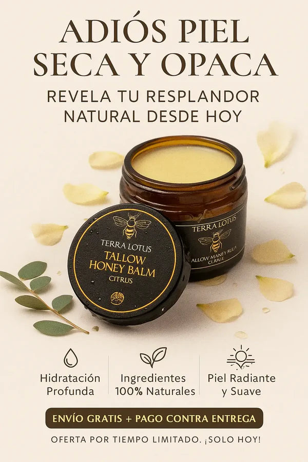 🌿Lotus Terra Honey Balm | Compra 3 y Paga 2 + Envío Gratis
